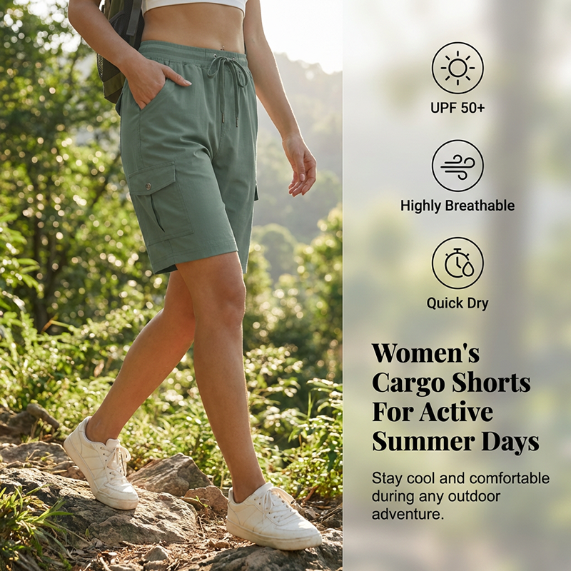VelaStride™ Cargo Shorts — Feel Unstoppable with Cool, Secure Comfort That Moves With You