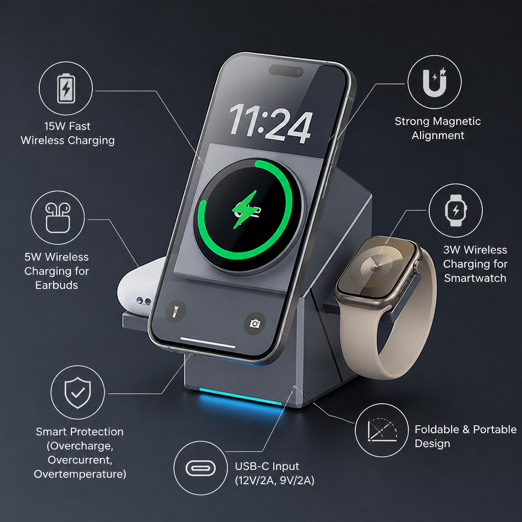 VoltaraSync™ — Power Every Device Fast and Hassle-Free, Wherever Life Takes You