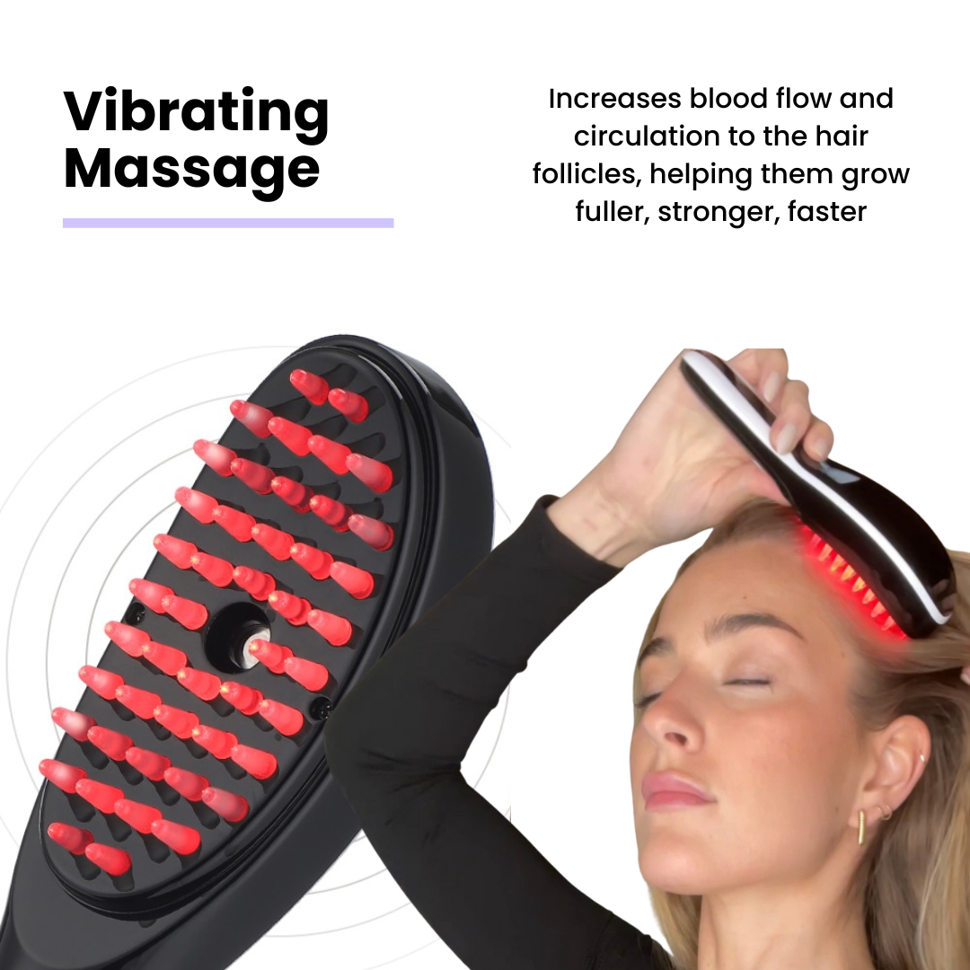 LuxeRenew™ 4in1 Hair Revival Brush — Unlock Thicker, Healthier Hair and Confidence Every Day