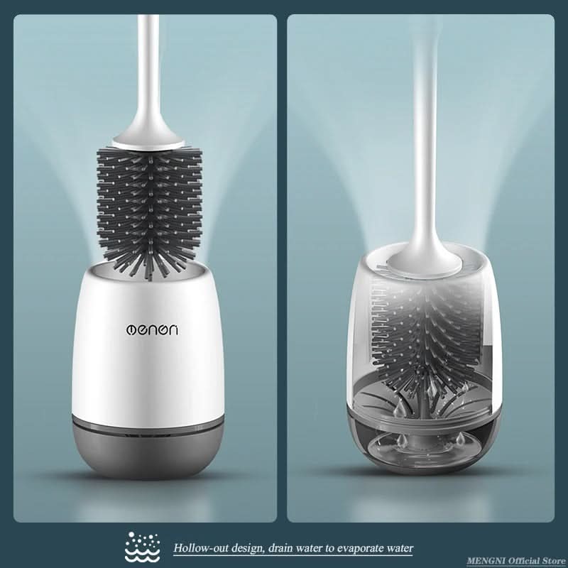 Silicone Brush Cleaner Set for Toilet Maintenance