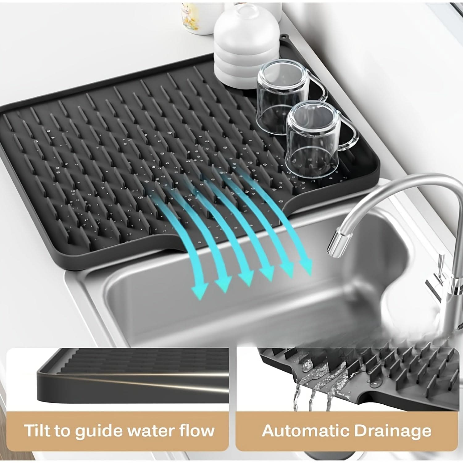 Drying Mat for Kitchen Drainage
