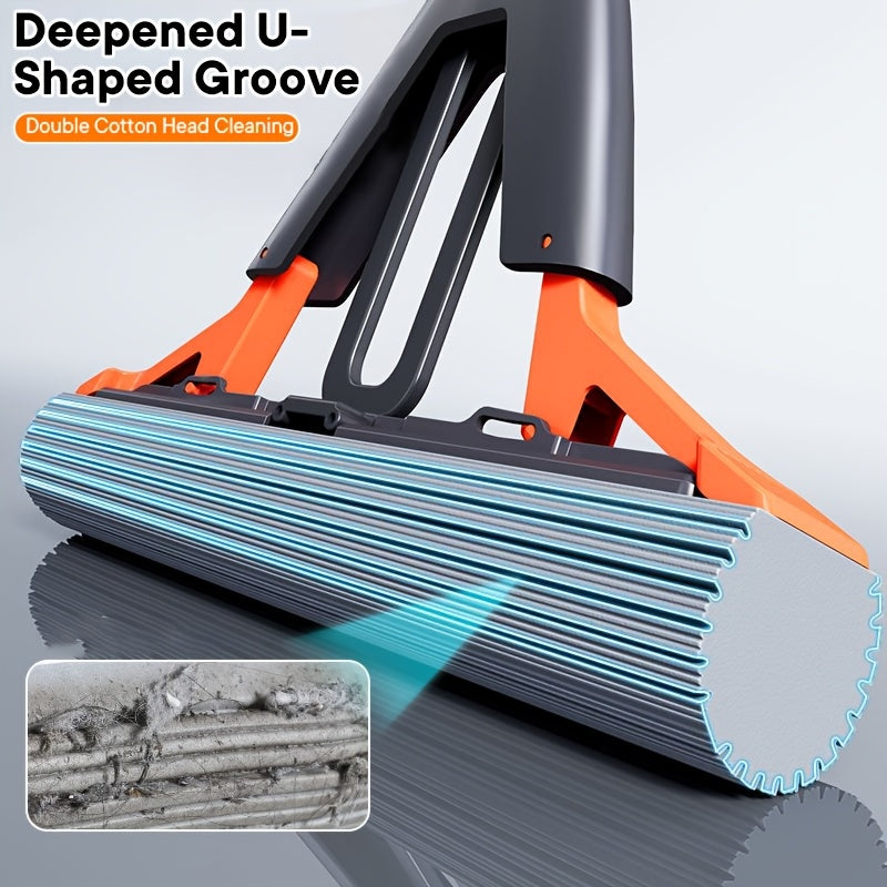 SwiftMop - Ultra-Absorbent Squeeze Mop for Effortless Cleaning