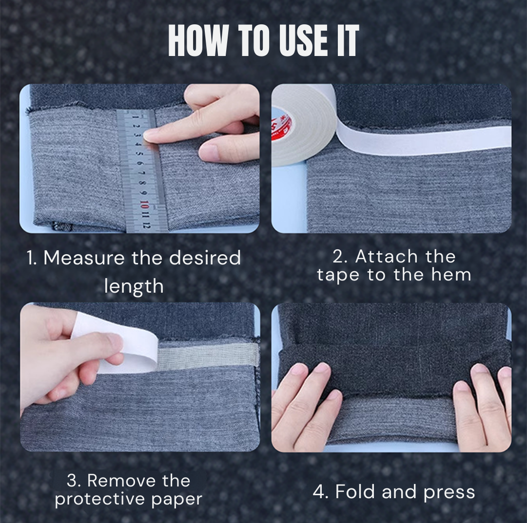 FlexiSeal™ — Effortless, No-Sew Hems That Fit Like They’re Tailored Just for You