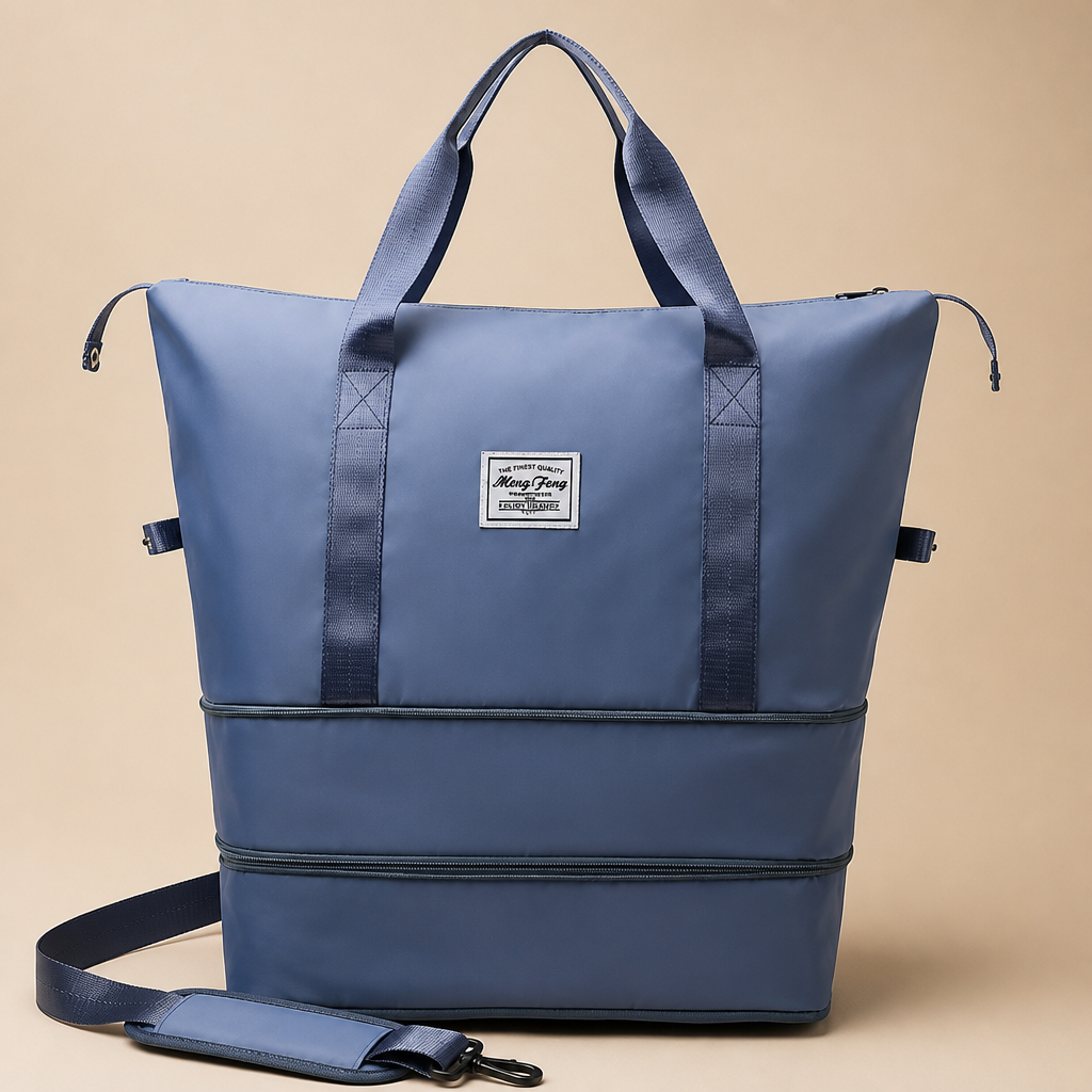 Voyana™ – Expandable Rolling Travel Tote with Detachable Wheels