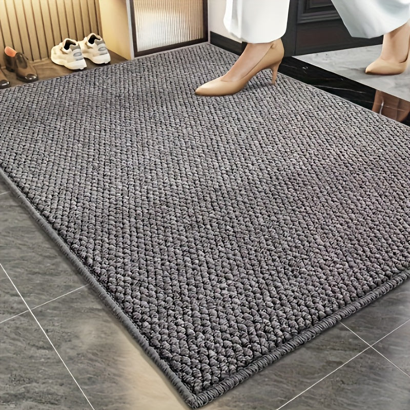 Cozy Welcome Mat with Pineapple Design and Non-Slip Base