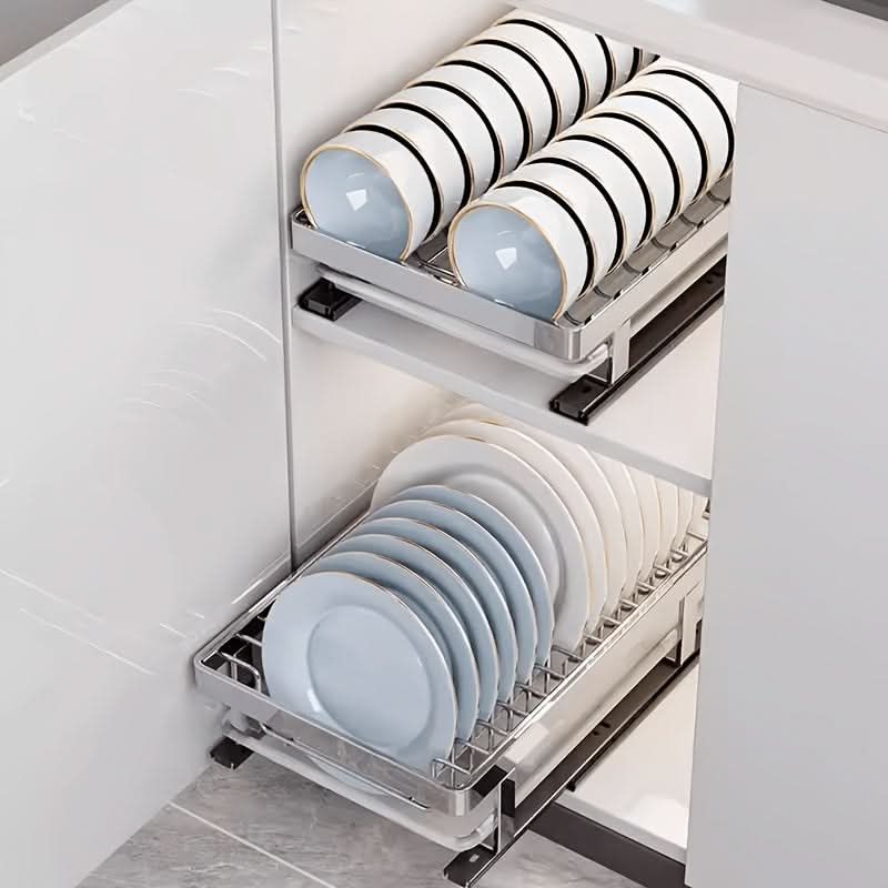 Sturdy Kitchen Dish Rack for Neat Tableware Organization