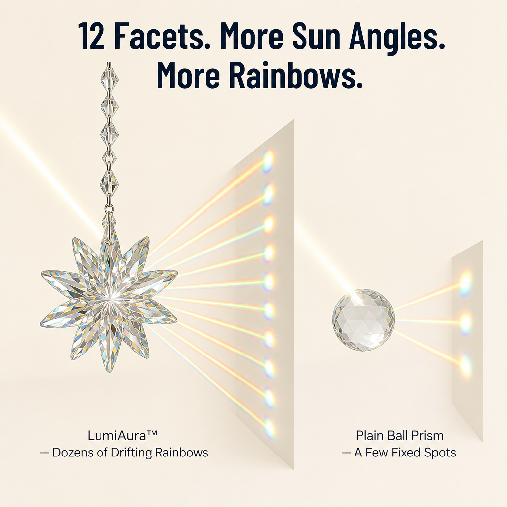 LumiAura™ — Transform Any Window Into a Daily Spectrum Light Display