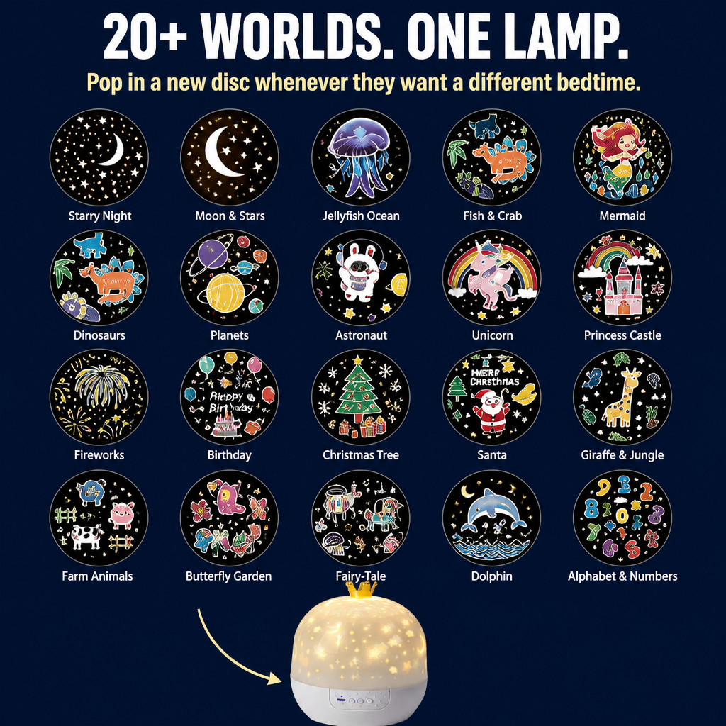 AquaDream™ — Swap Bedtime Fights for Stars on the Ceiling