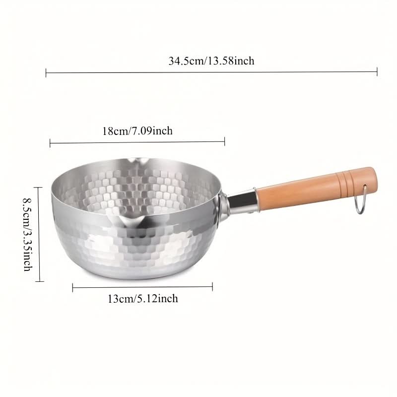 Versatile Cooking Skillet in Stainless Steel – Sleek and Stylish Design