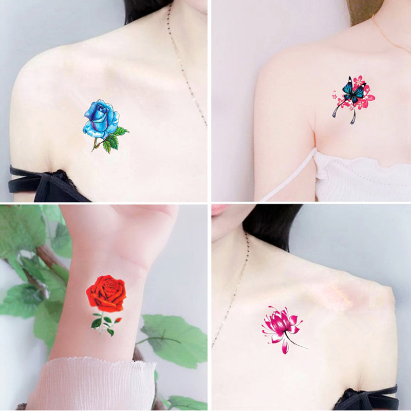 Waterproof Skin-Friendly 3D Body Art Tattoo Sticker Collection
