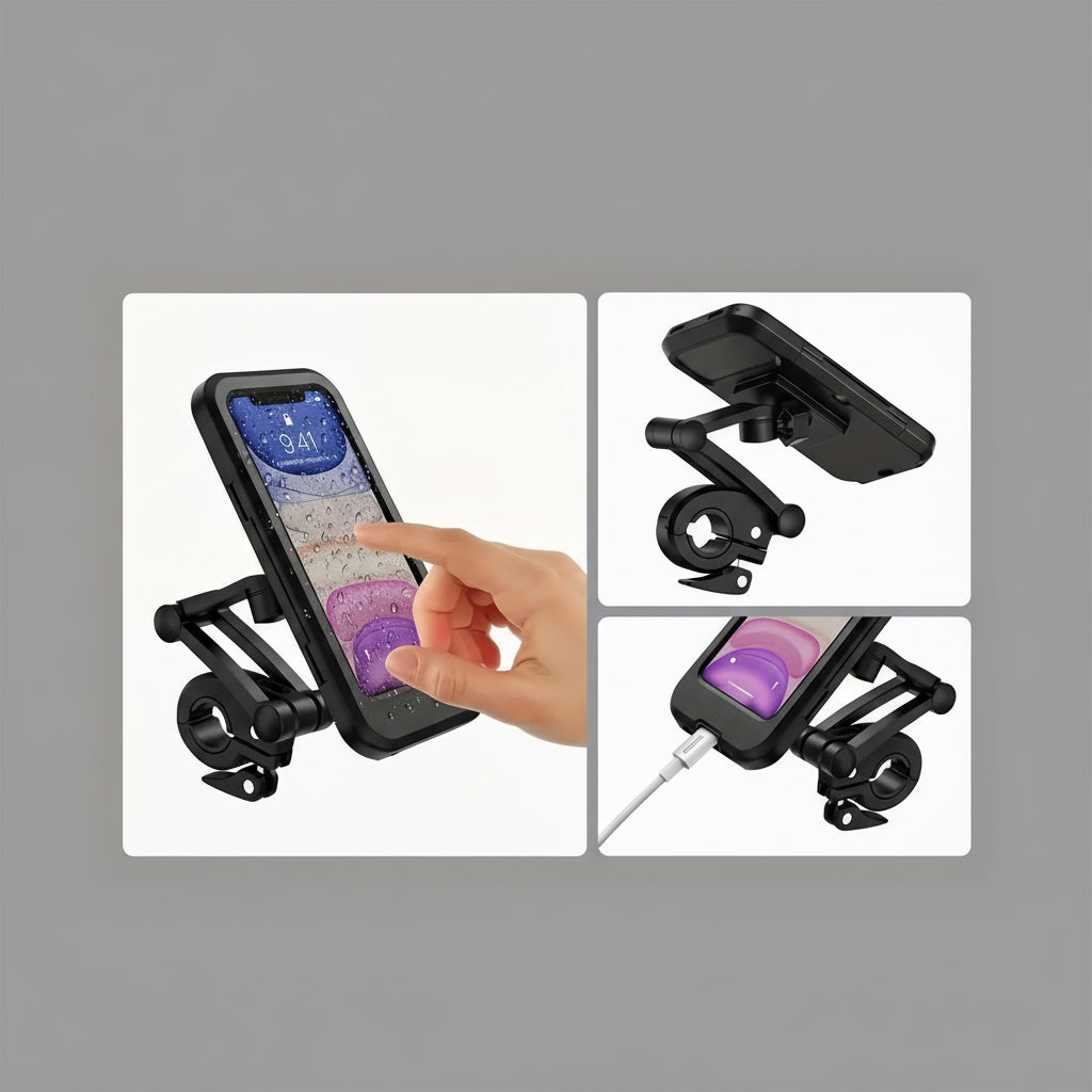 SmartGrip - Adjustable Magnetic Phone Holder for Bikes & E-Bikes