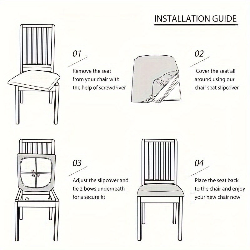 Revitalize Your Dining Chairs with Elegant Stretch Covers