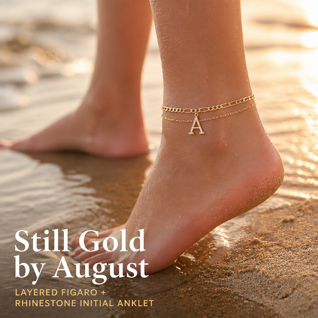 LuminaGleam™ — Pile Up Your Initial in Gold That Lasts Beyond Summer