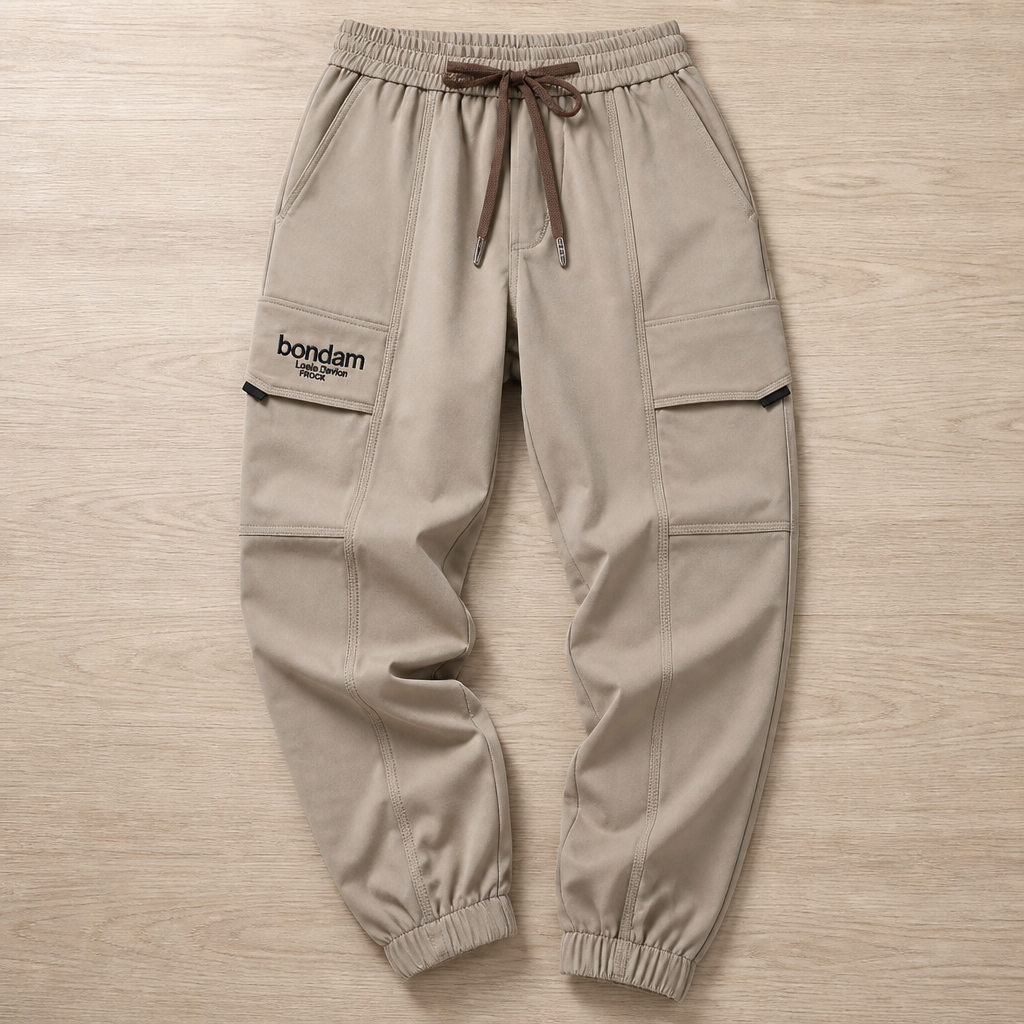 VitaLuxe™ – Comfortable Cargo Joggers with Adjustable Drawstring Waist