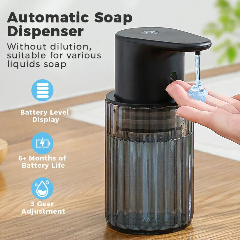 Automatic Soap Dispenser | Touch-Free Sensor Release | Rechargeable and Refillable | HygiaFlow