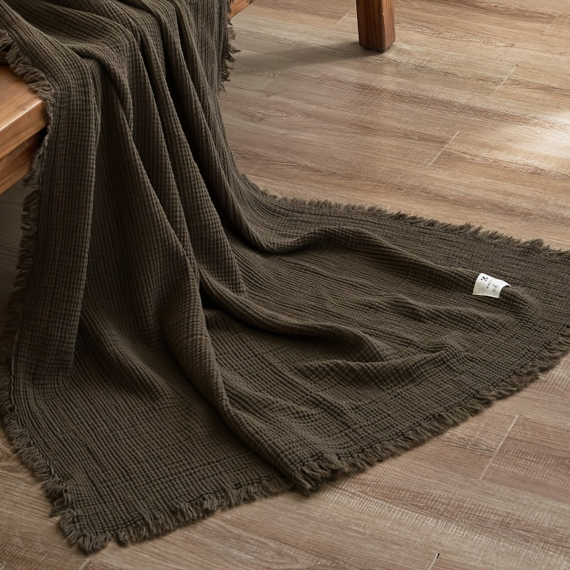 Cumulus Comfort – Lightweight 4-Layer Cotton Blanket for Everyday Relaxation