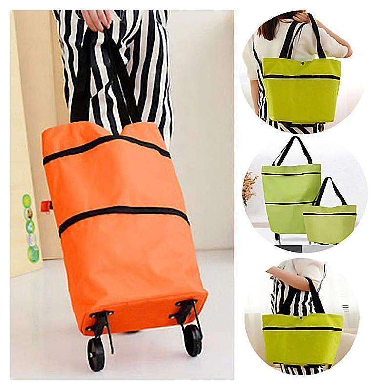 Shopping Cart | Foldable Rolling Bag | Lightweight Carrier | Icone