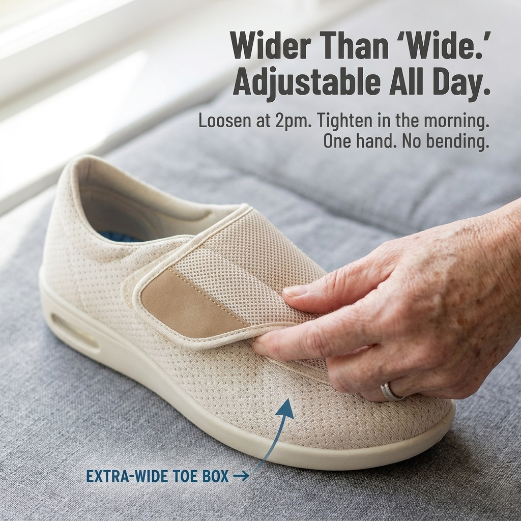 VersaStride™ — Stroll Comfortably On Swollen, Sensitive, Difficult-To-Fit Feet All Day