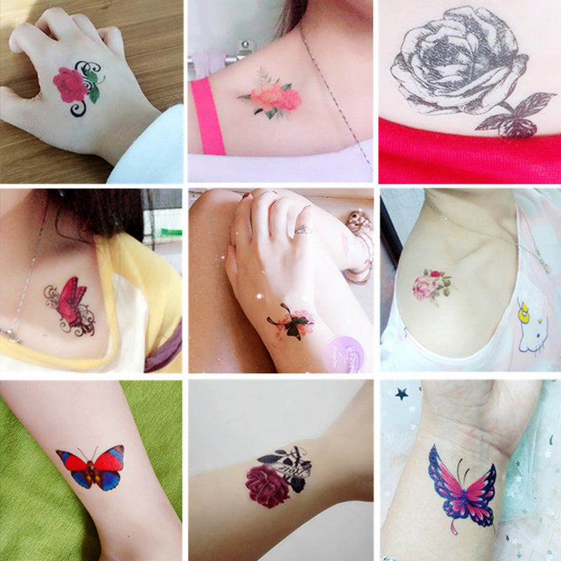 Waterproof Skin-Friendly 3D Body Art Tattoo Sticker Collection