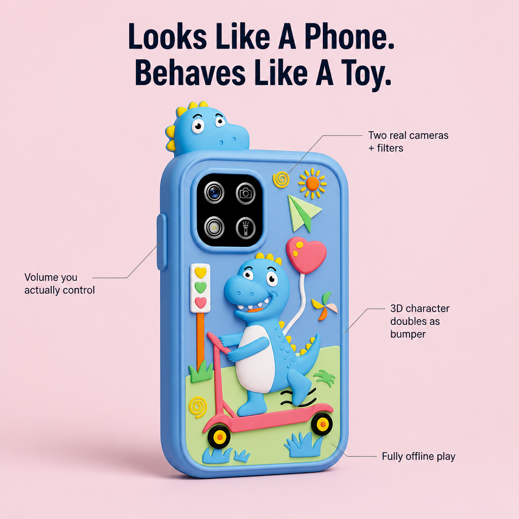 ImaginoPlay™ — Give Them A Phone Minus The Screen-Time Worries Or Repair Costs