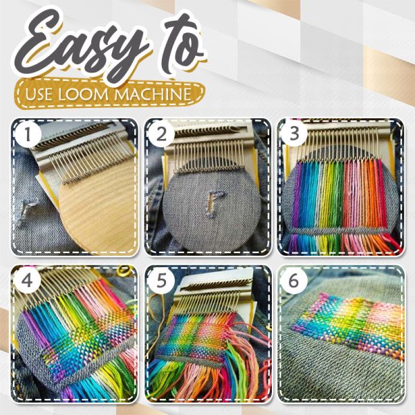 Clothing Mending | Compact Weaving Loom | Precise Darning Fix | ThreadMaster