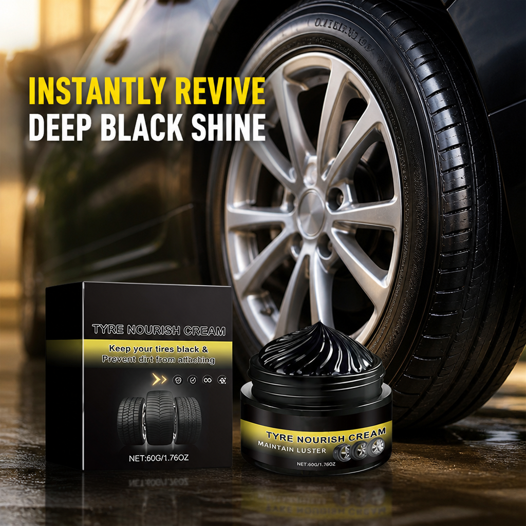 MidnightSheen™ — Instantly Revive Tires with Lasting Deep Black Shine and Rugged UV Defense
