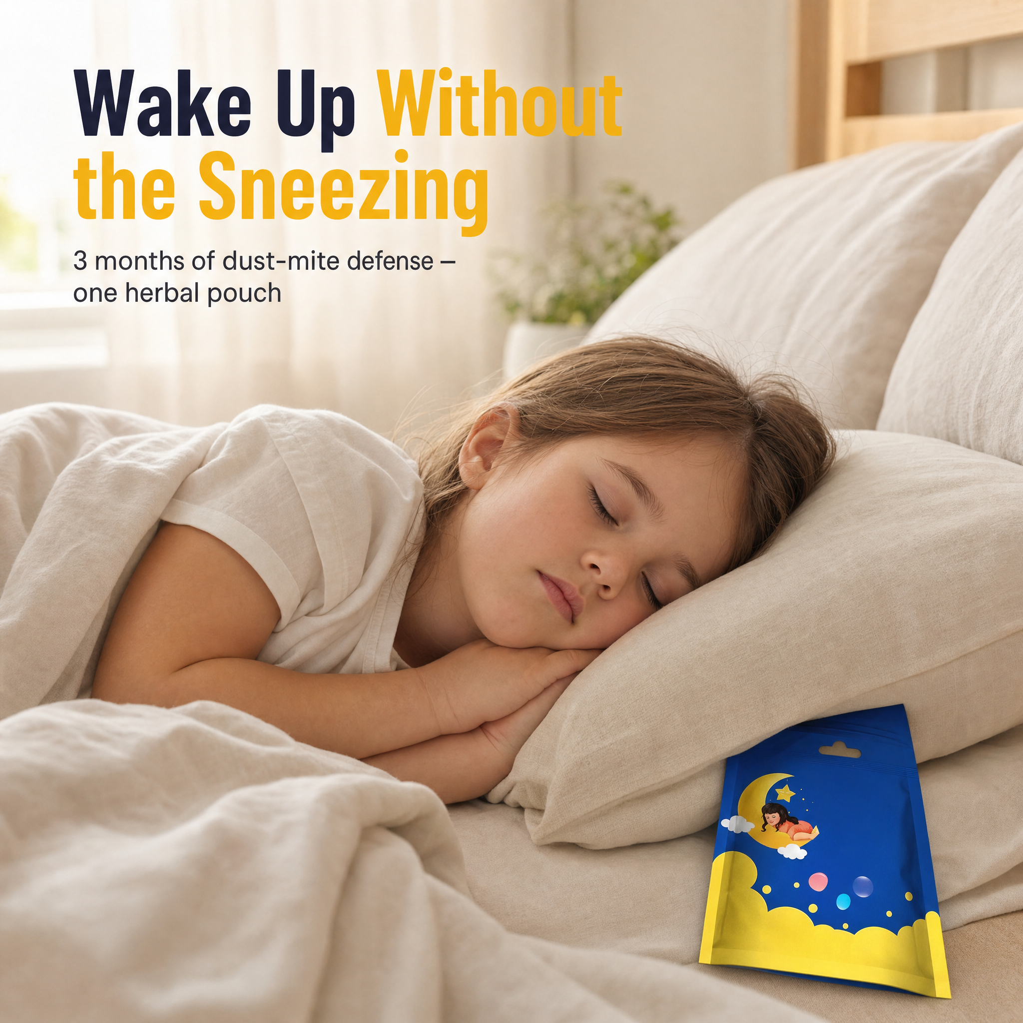 SereniMist™ — Silent Morning Sniffles & Repel Dust Mites for 3 Months