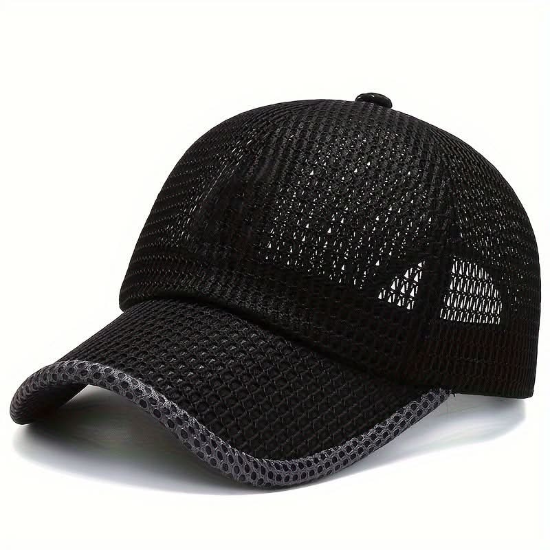 Outdoor Sun Protection Baseball Caps with Breathable Mesh Design