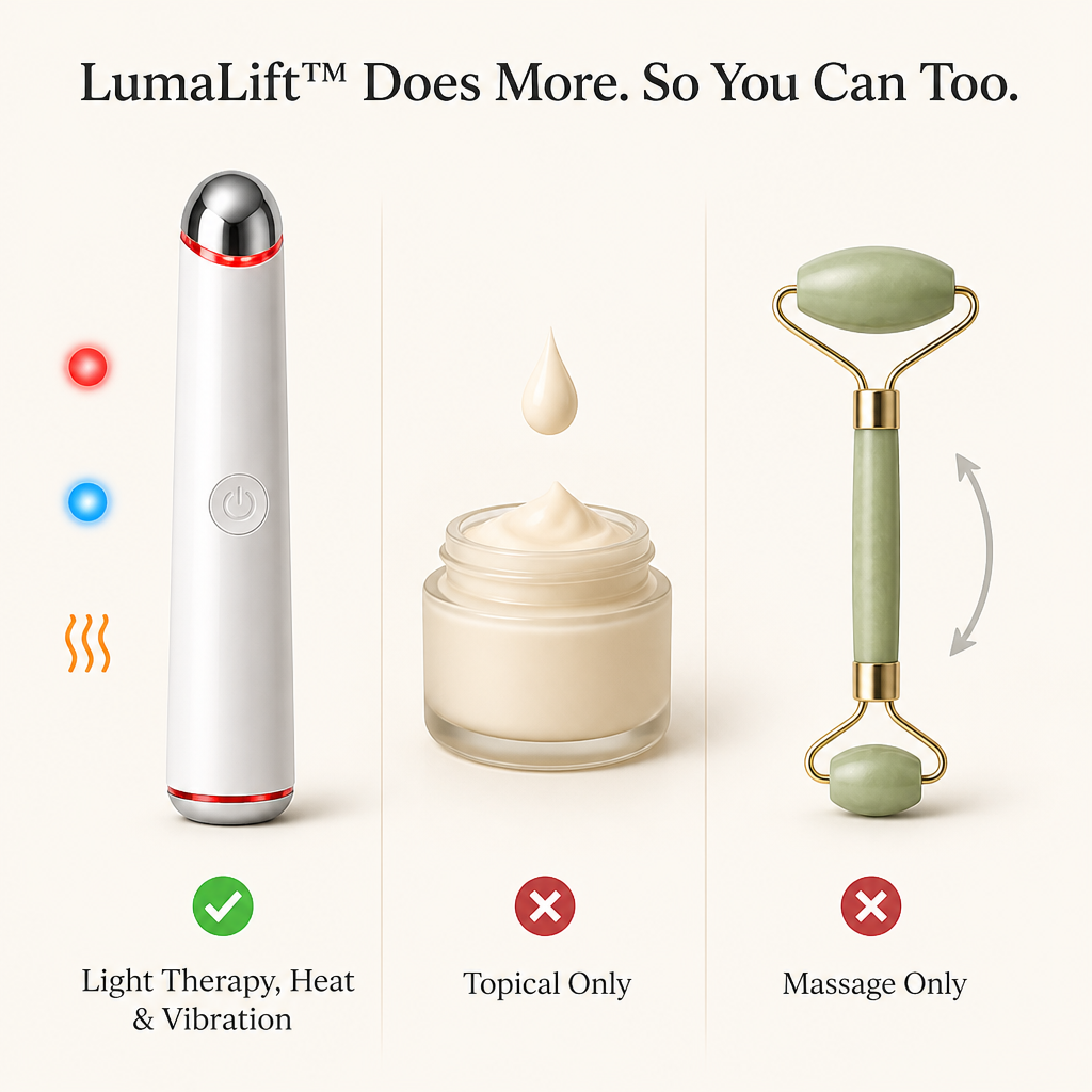 LumaLift™ — Smooth, Brighten & Reduce Puffiness for Weary Eyes in 3 Minutes Daily