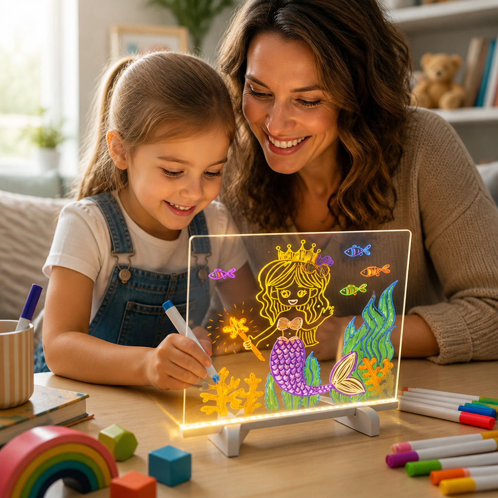 DazzlePop™ — Draw, Glow & Light Up Their Imagination Without the Mess