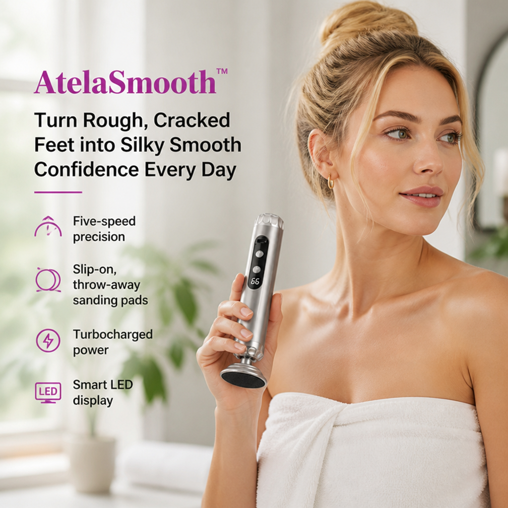 AtelaSmooth™ — Turn Rough, Cracked Feet into Silky Smooth Confidence Every Day