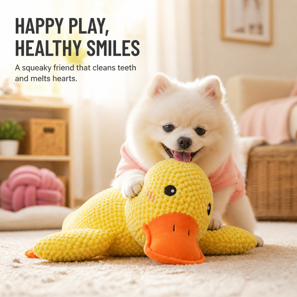 SnuggleBump™ Duck — Ignites Playful Joy and Soothes with Every Chew