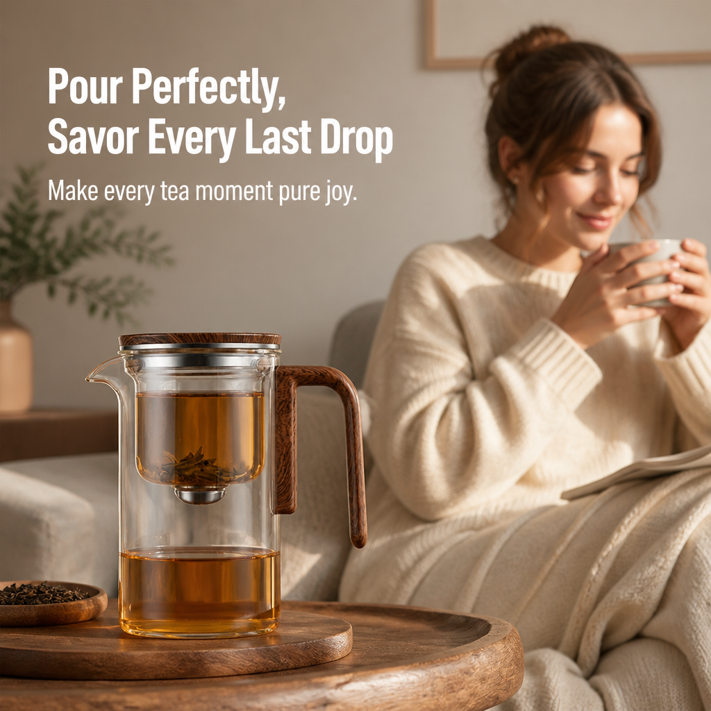 SereniSip™ — Experience Effortless Elegance and Pure Calm in Every Pour