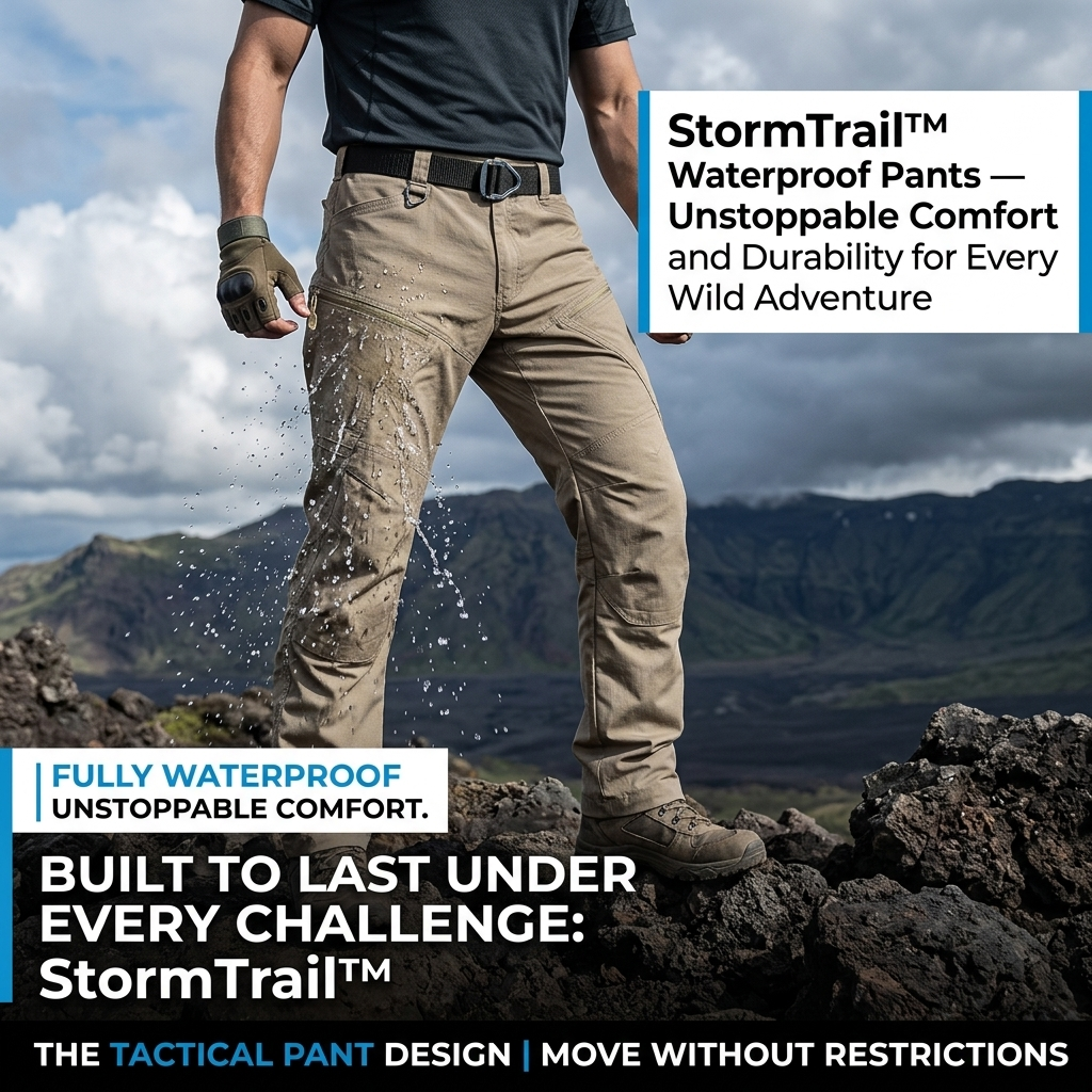 StormTrail™ Waterproof Pants — Unstoppable Comfort and Durability for Every Wild Adventure