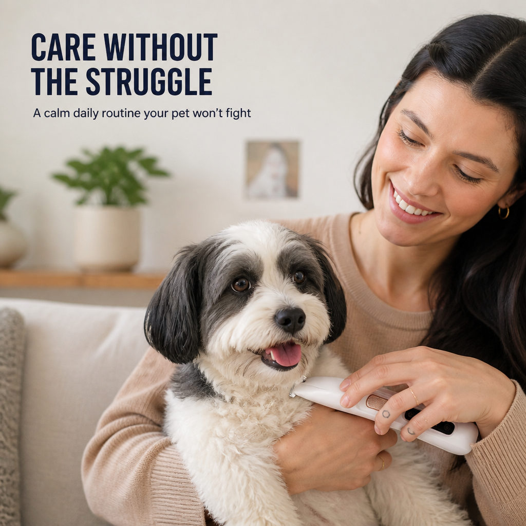 TrimEase™ — Transform Grooming Chaos into Calm Confidence Instantly
