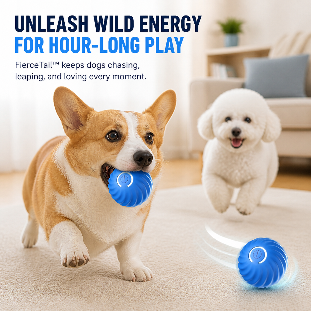 FierceTail™ — Unleash Your Dog’s Wild Energy for Hour-Long, Hands-Free Play