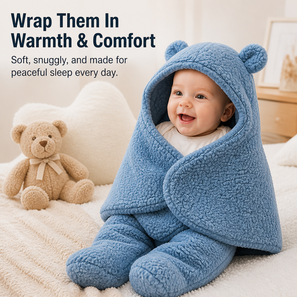 SnuggleNest™ — Wrap Your Baby in Tender Warmth for Deep, Peaceful Sleep