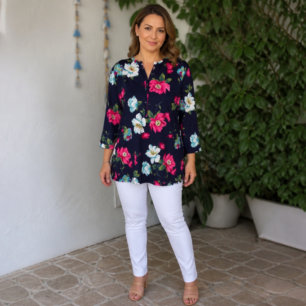 ZephyraWave™ Tunic — Feel Fresh, Flawless, and Free All Day Long