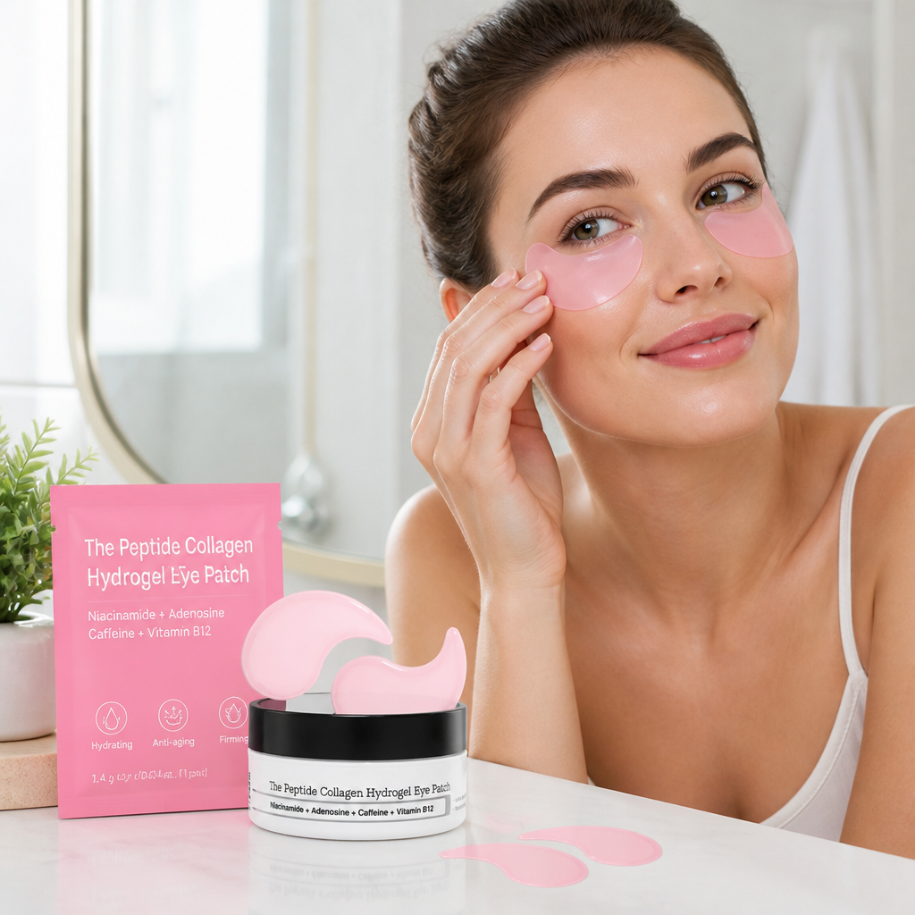 LumaLift™ Peptide Eye Patches — Instantly Brighten and Firm Tired, Puffy Eyes for a Youthful Glow