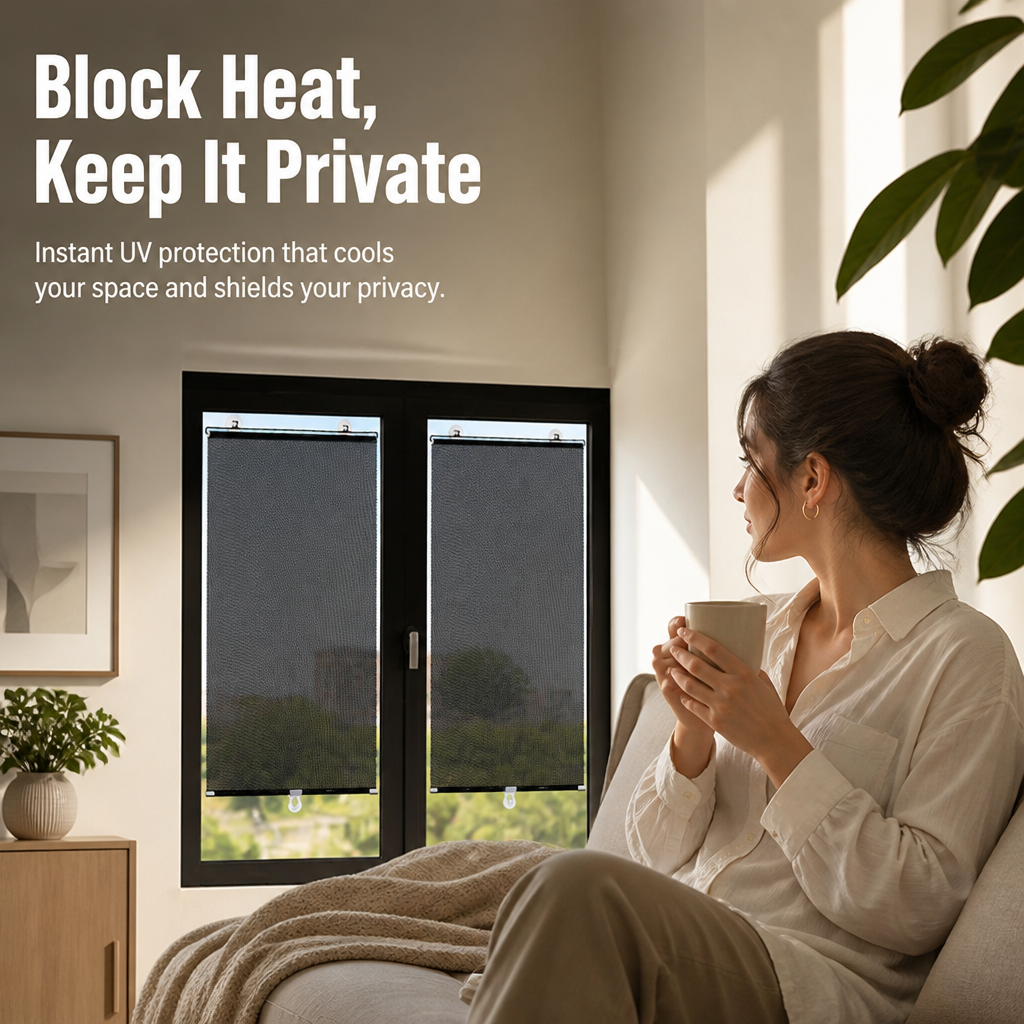 ShadeCraft™ — Instantly Create a Cooler, Private Haven Without Drills or Damage