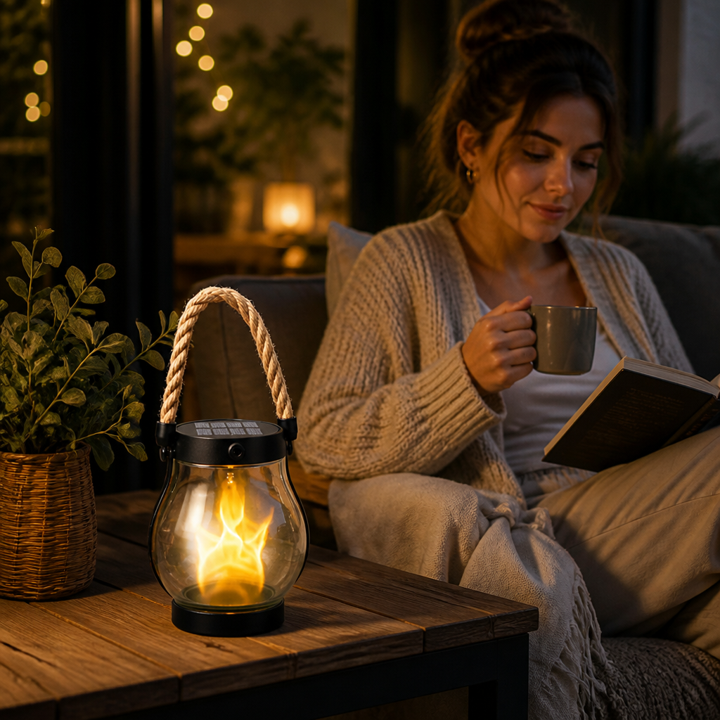 LumaFlick™ — Ignite Endless Cozy Nights with Effortless, Real Flame Warmth