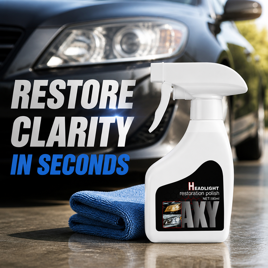 BrightLux™ Headlight Renewal Spray — Instantly Restore Your Night Vision and Drive with Unshakable Confidence