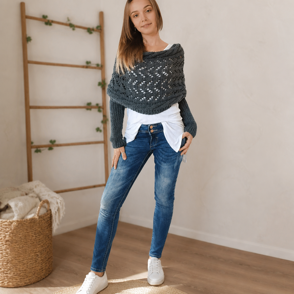 LuxeWeave™ — Wrap Yourself in Effortless Elegance and All-Day Cozy Confidence