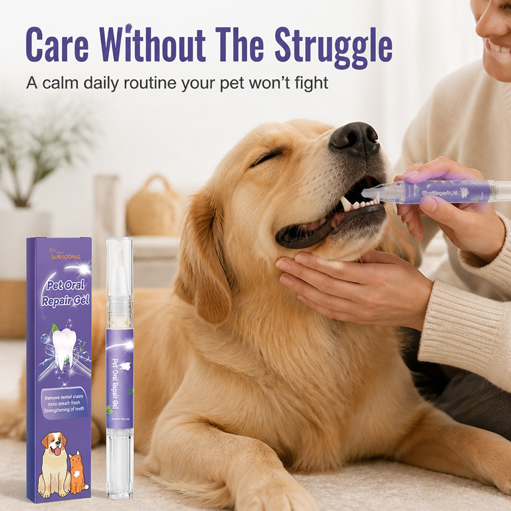 PurePaws™ Dental Gel — Restore Their Smile with Soothing, Fresh Breath Confidence