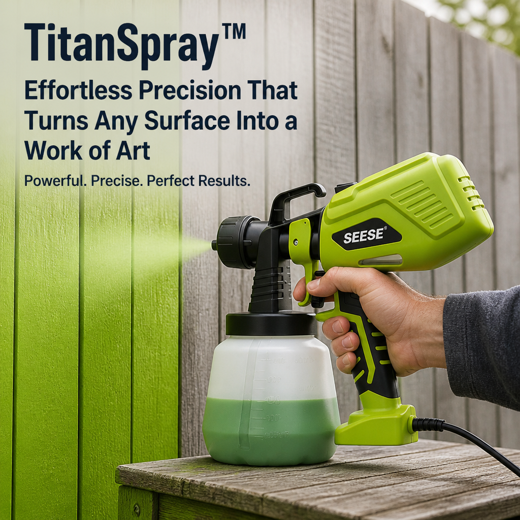 TitanSpray™ — Effortless Precision That Turns Any Surface Into a Work of Art