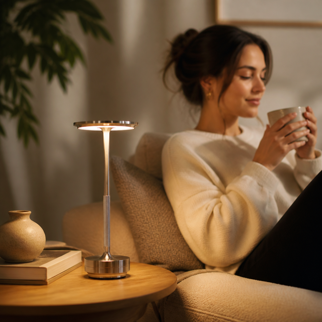 LumaEase™ — Wrap Your World in Instant Calm and Cordless Luxury