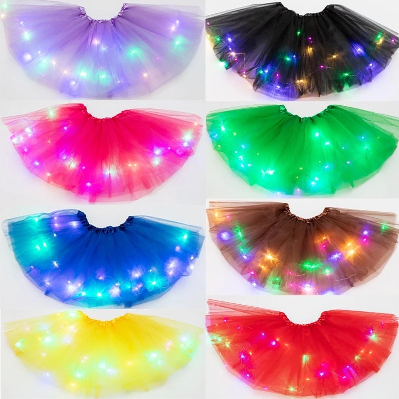 GlowFête™ LED Tutu Skirt — Ignite Endless Joy and Shine Like a Star Everywhere You Go