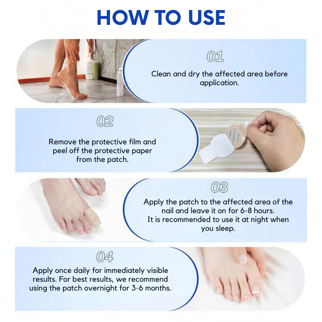SilkDerm™ Nail Renewal Patches — Clear, Strong Nails That Make You Proud to Bare Your Feet