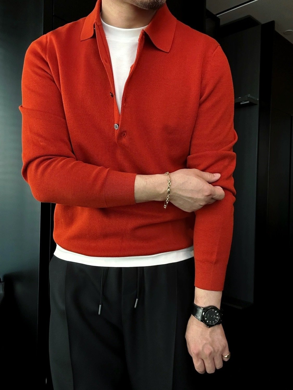 Ramrova™ Knit Polo Sweater — Feel Sharp and Fresh All Day Without Sacrificing Comfort