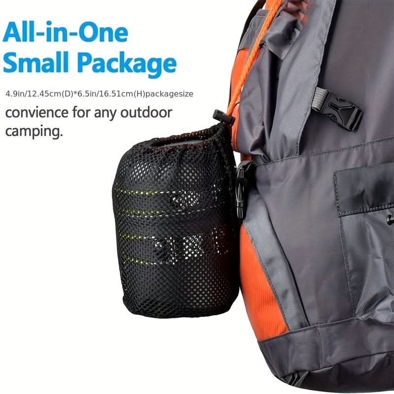 Backpacking Cooking Set with Fork and Spoon